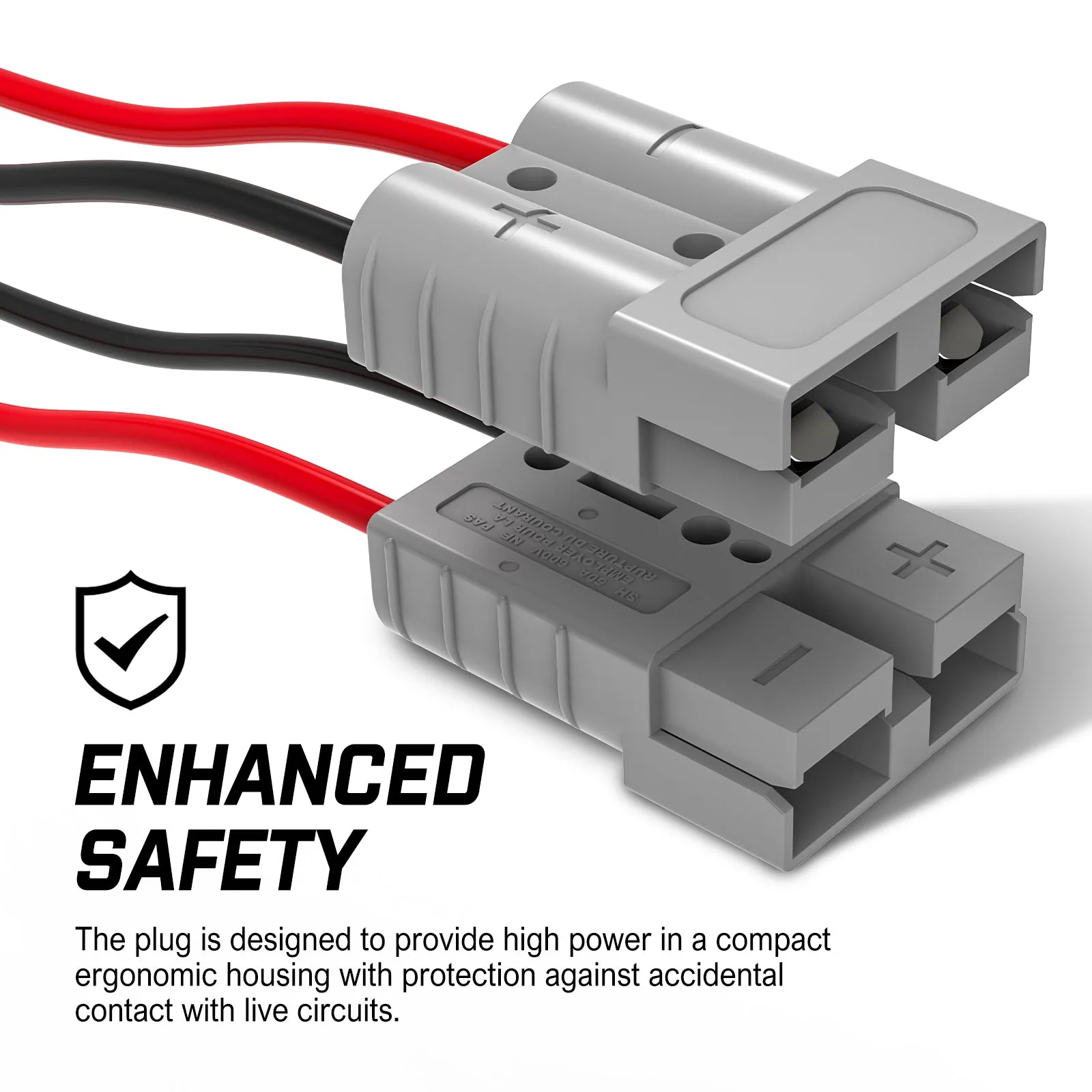 10x 50AMP 12-24V Anderson Plug Set, Silver-Plated Terminals