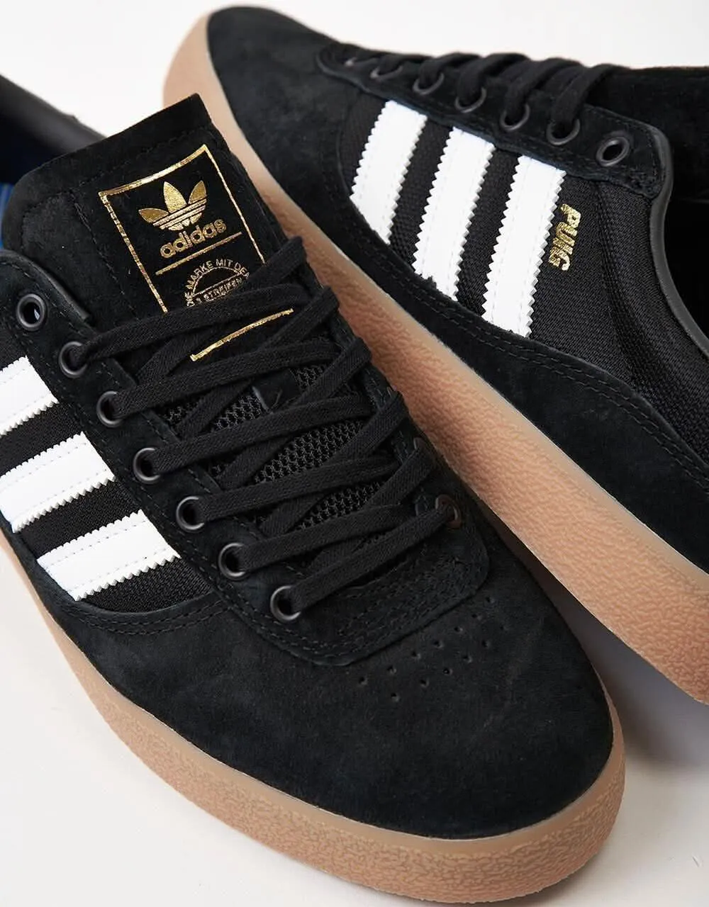 adidas Puig Indoor Skate Shoes - Core Black/White/Gum