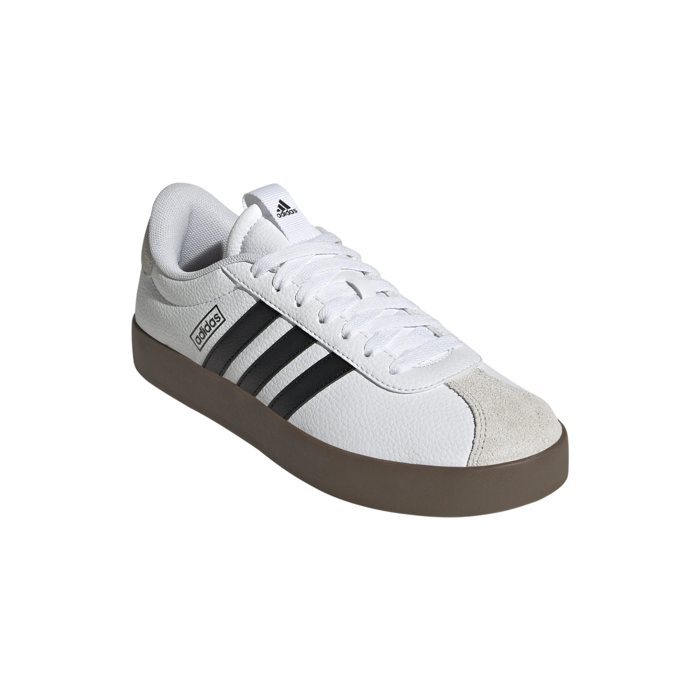 Adidas Womens VL Court 3.0 Shoes - Cloud White/Core Black/Grey One