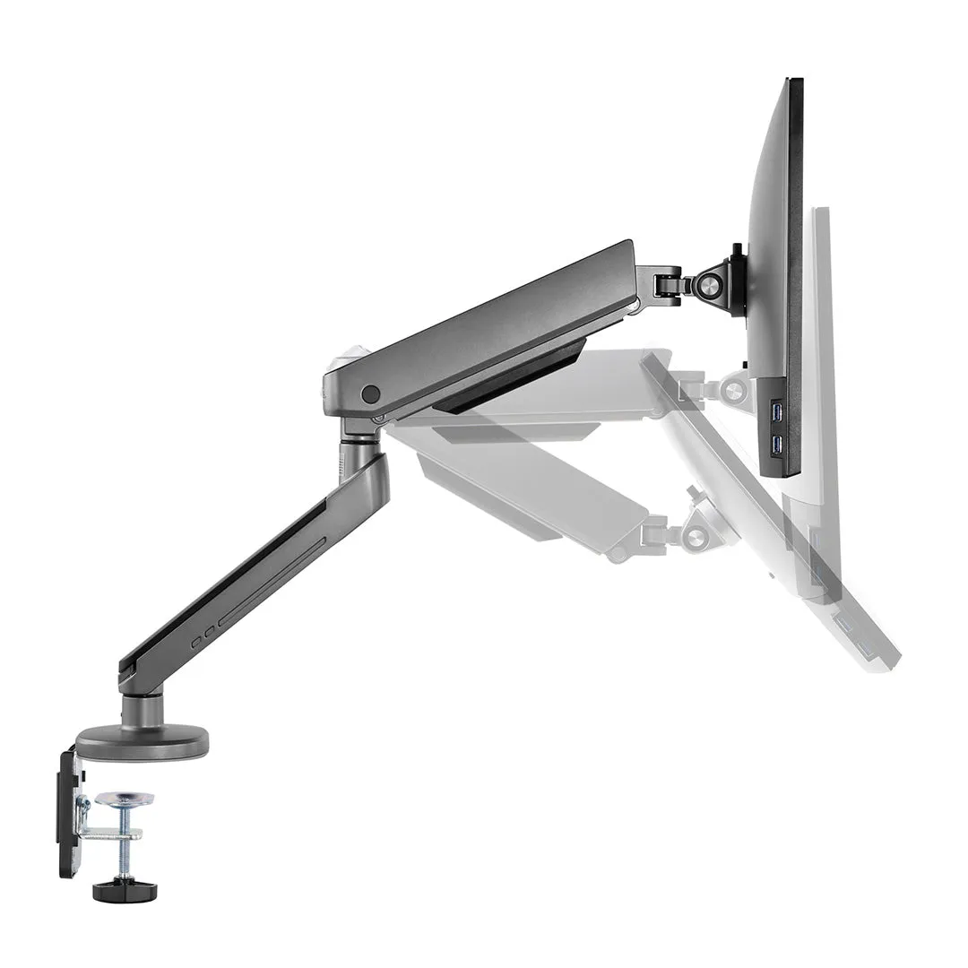 Almost Perfect Desky Single LED Monitor Arm