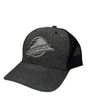 American Needle NHL Heather Poly Tonal Hat - Vancouver Canucks Retro Skate