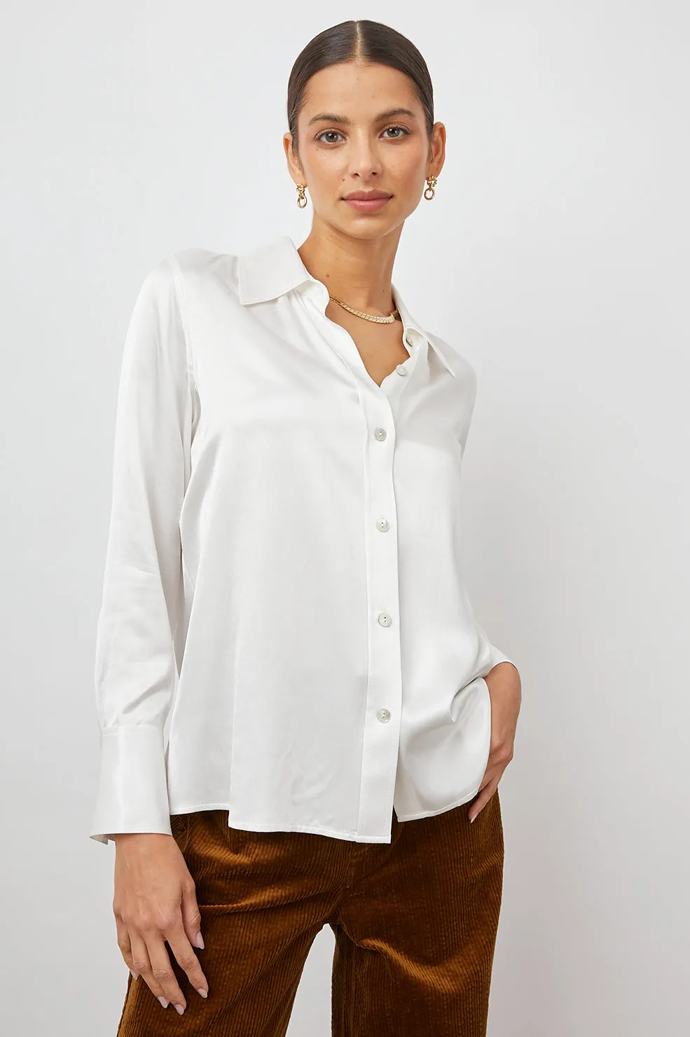 Andrea Top ~ Ivory