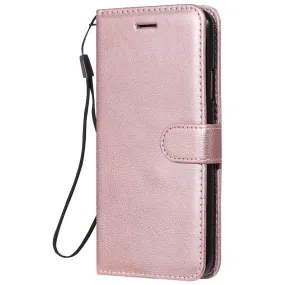 Anymob Motorola Peach Flip Leather Case Luxury Retro Book Wallet Mobile Phone Bag