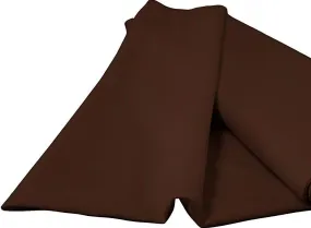 Brown 58/59" Wide 100% Premium Woven Polyester Poplin Fabric By The Yard