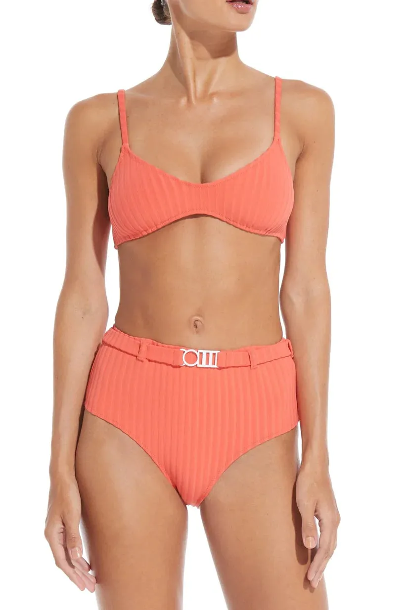 Cora Belt Ribbed Bottom