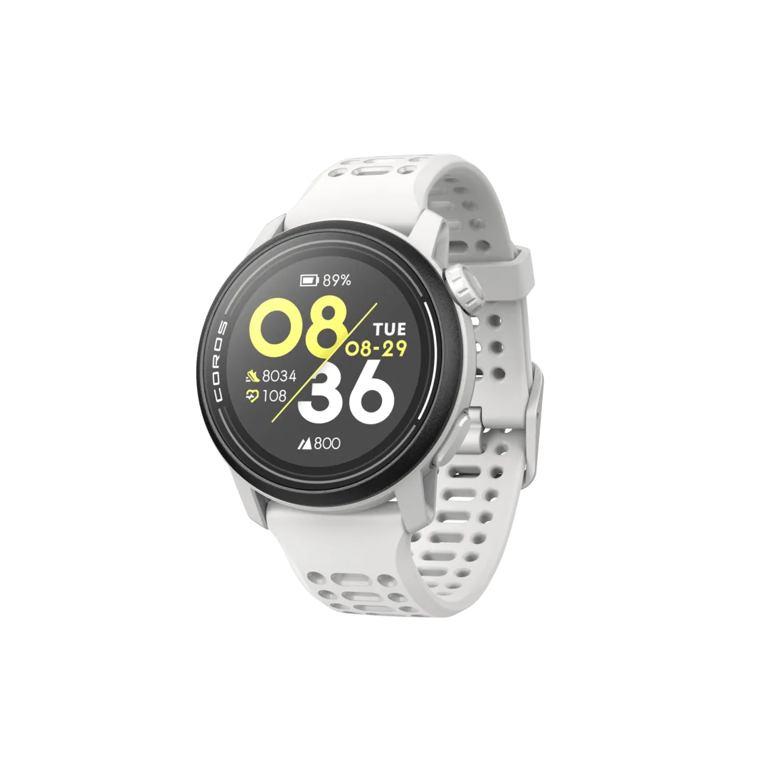 COROS PACE 3 Premium GPS Sport Watch with Silicone Band in White