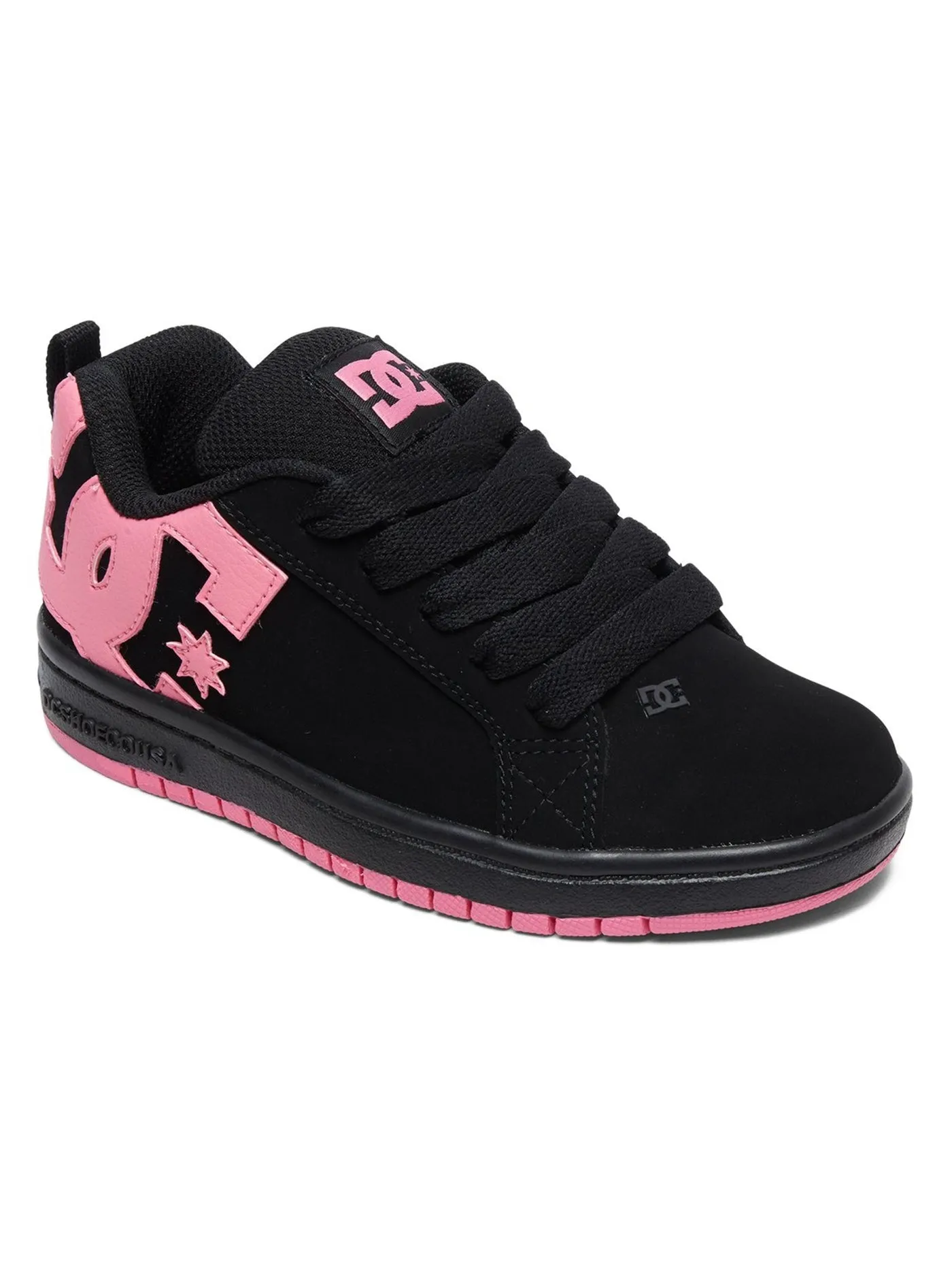 Court Graffik Black/Pink Shoes (Kids)