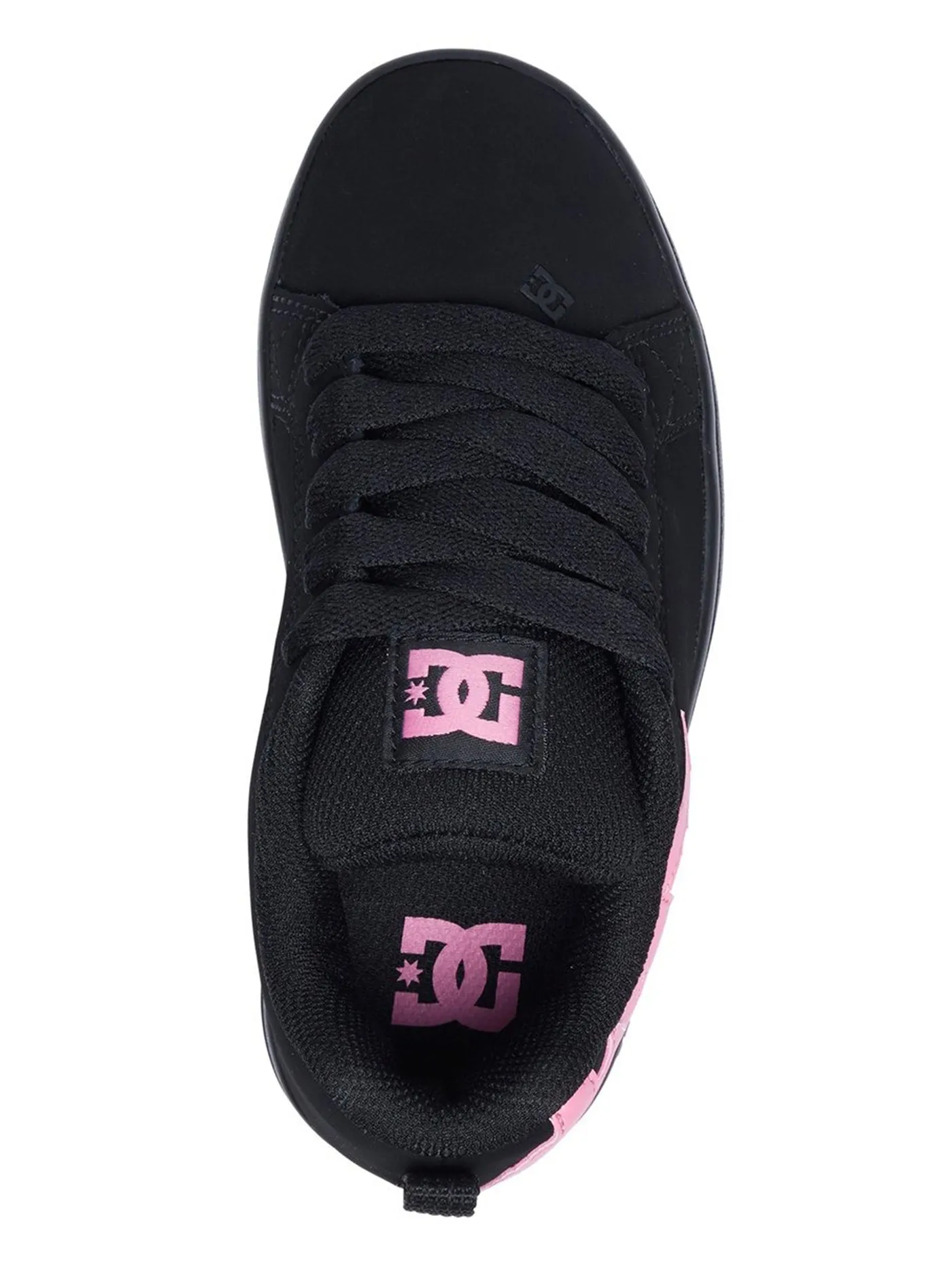 Court Graffik Black/Pink Shoes (Kids)