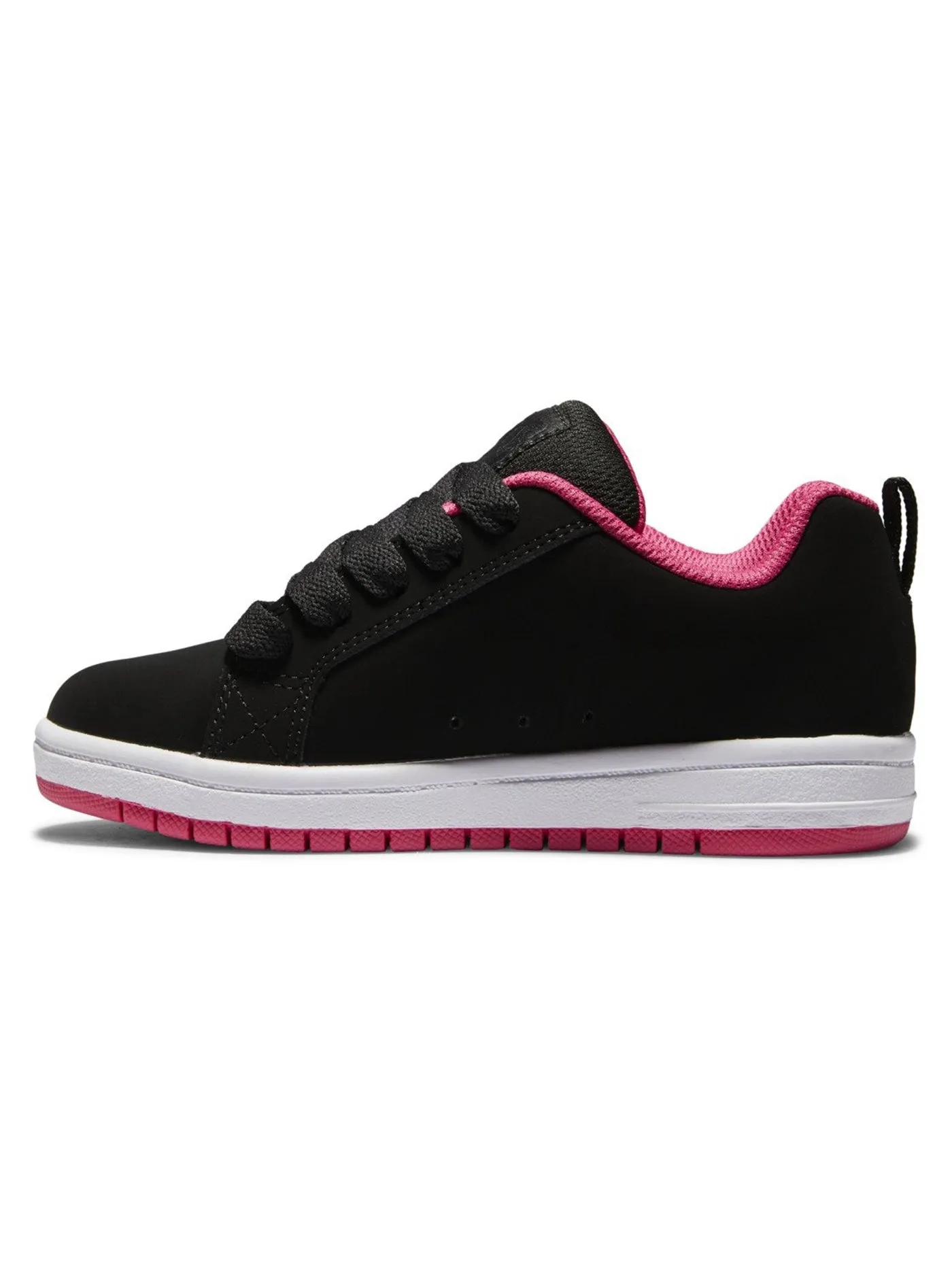 Court Graffik Black/Pink Stencil Shoes (Kids)