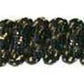 Curly Laces - Black/Metallic Gold (1 Pair Pack) Shoelaces