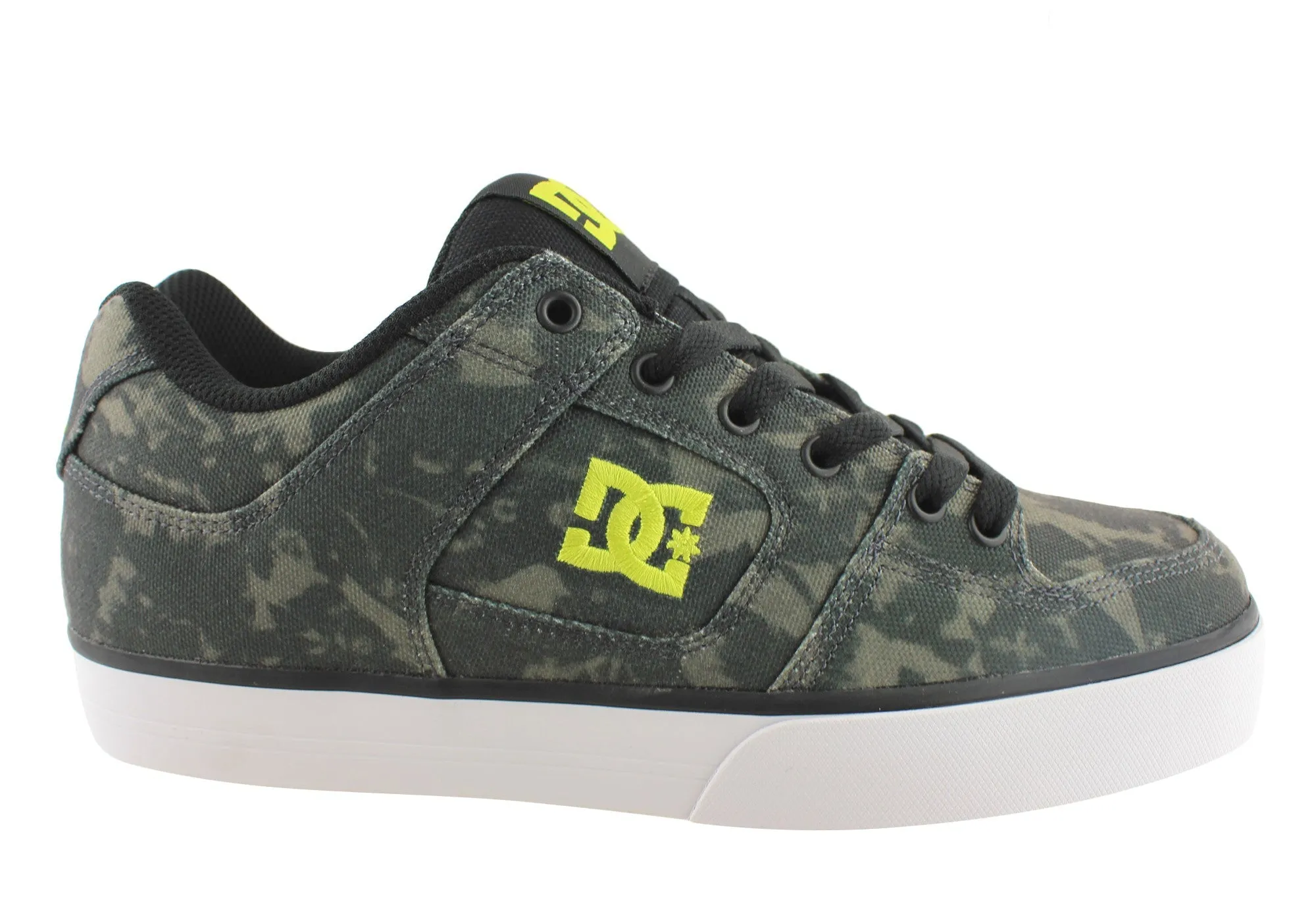 DC Shoes Pure Sp Mens High Performance Casual Lace Up Skate Shoes