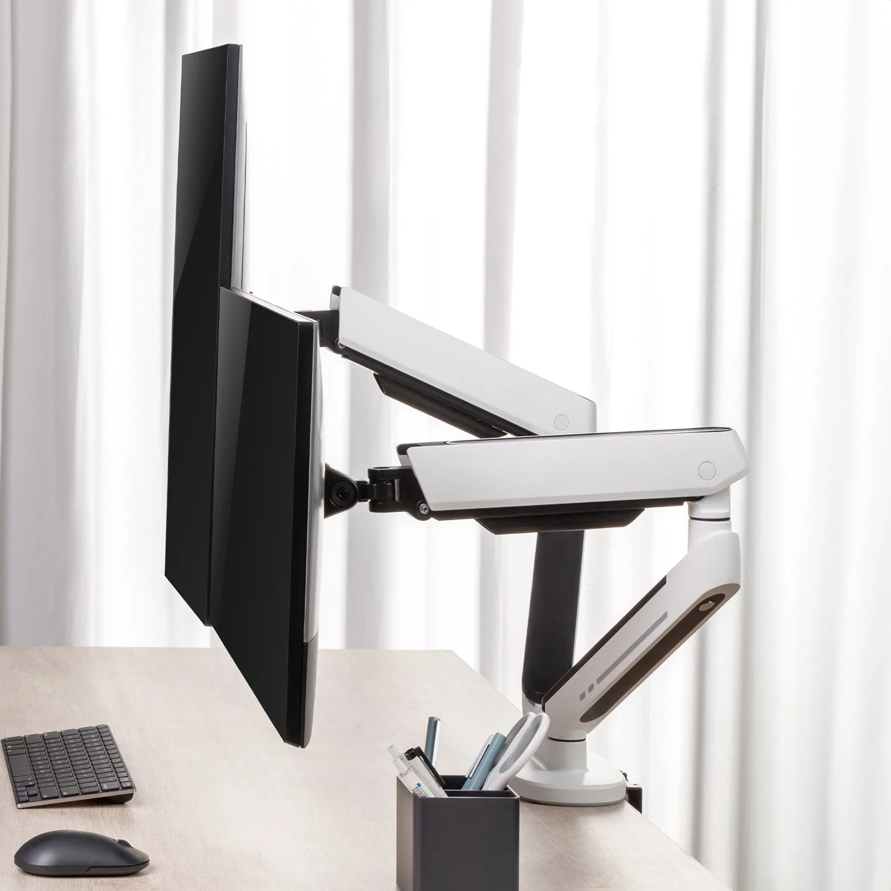 Desky Dual LED Monitor Arm