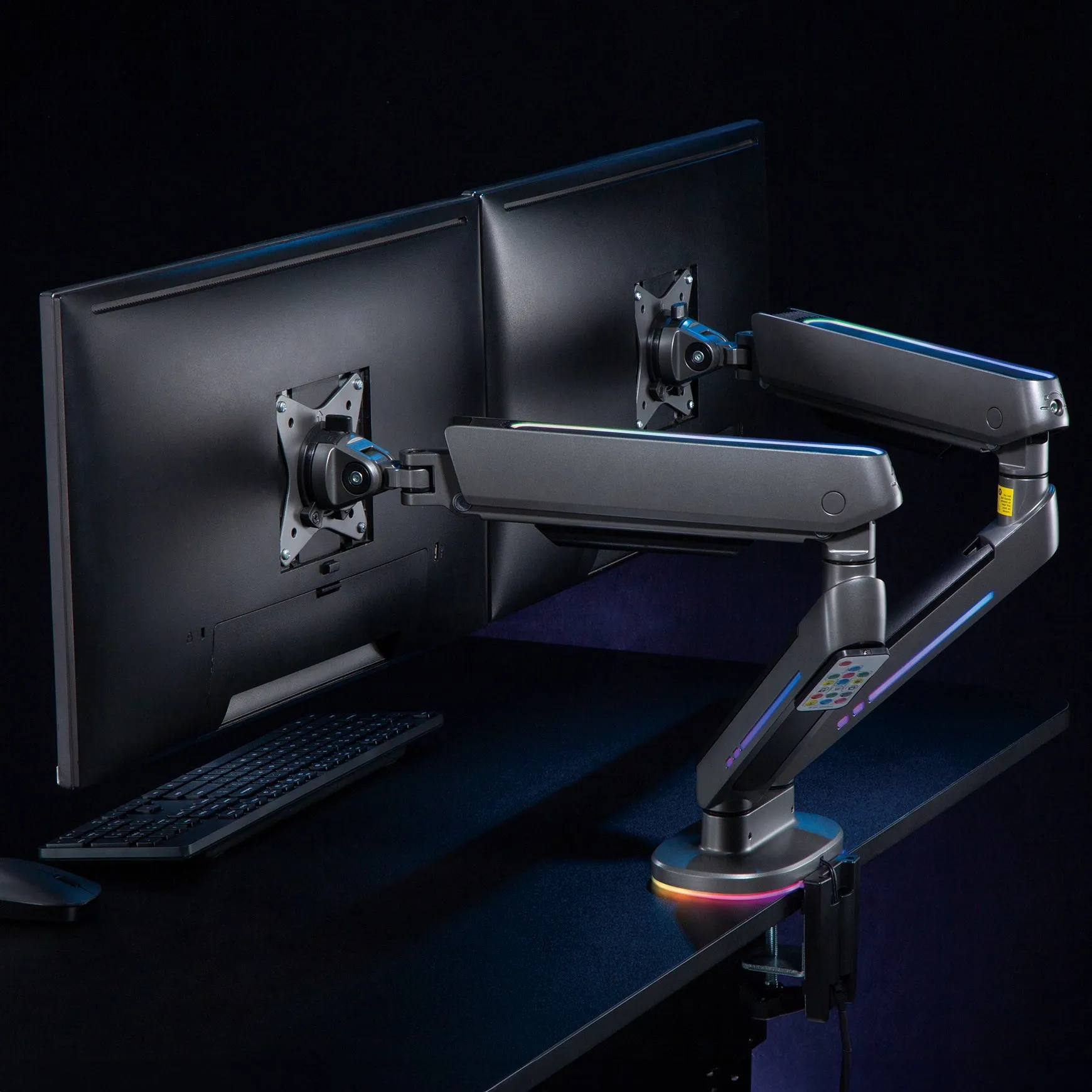 Desky Dual LED Monitor Arm