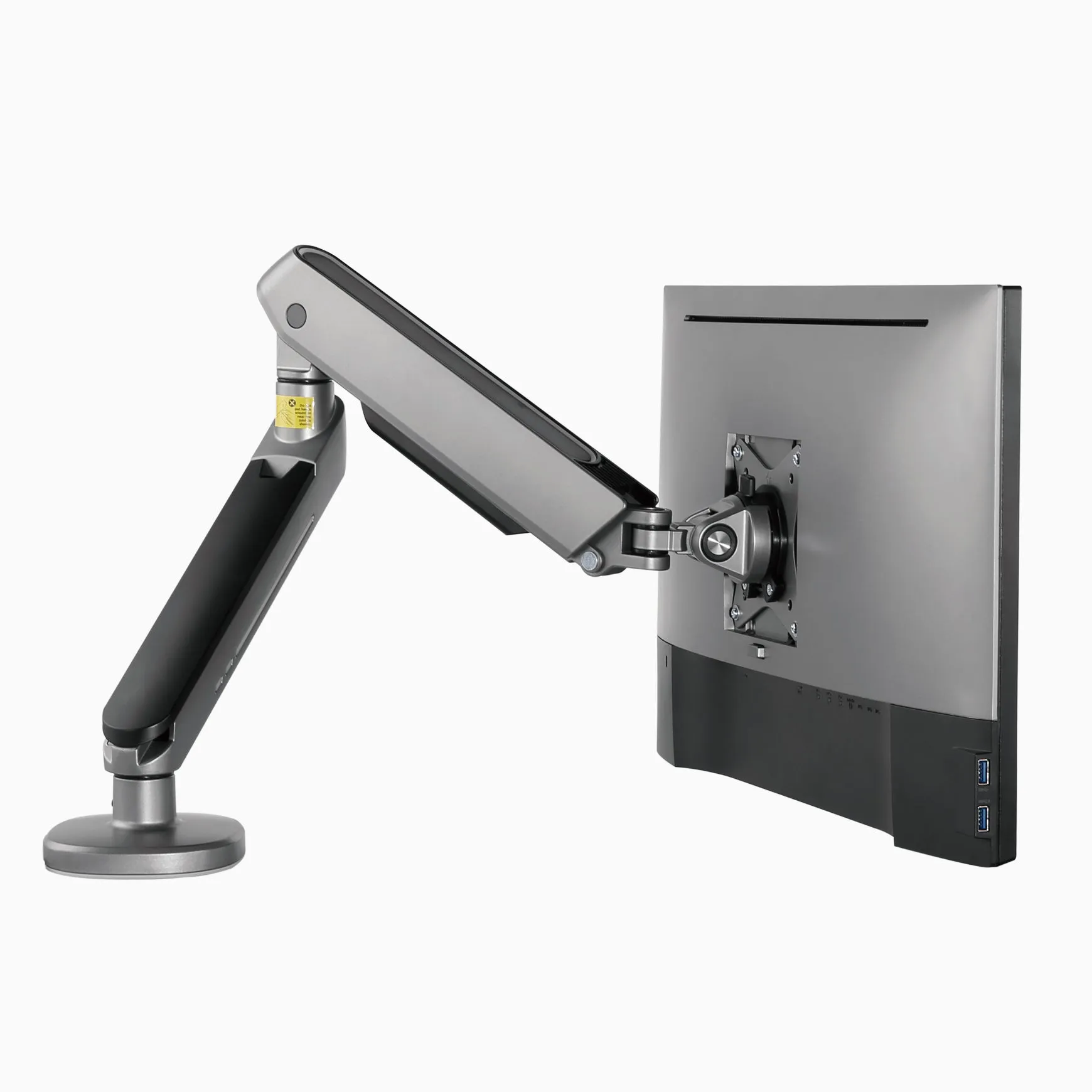 Desky Single LED Monitor Arm