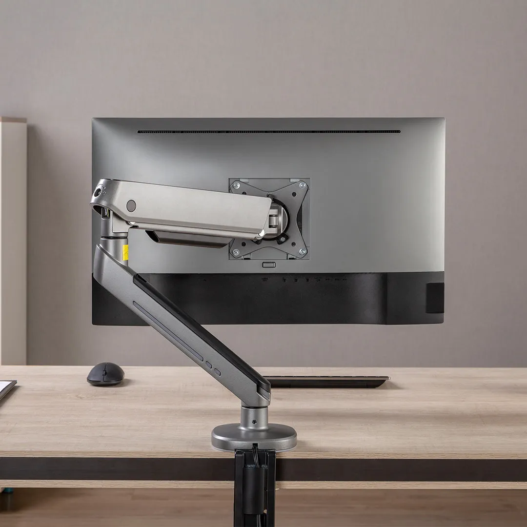 Desky Single LED Monitor Arm