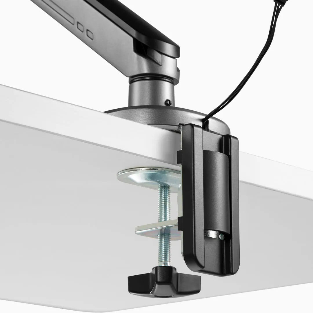 Desky Single LED Monitor Arm