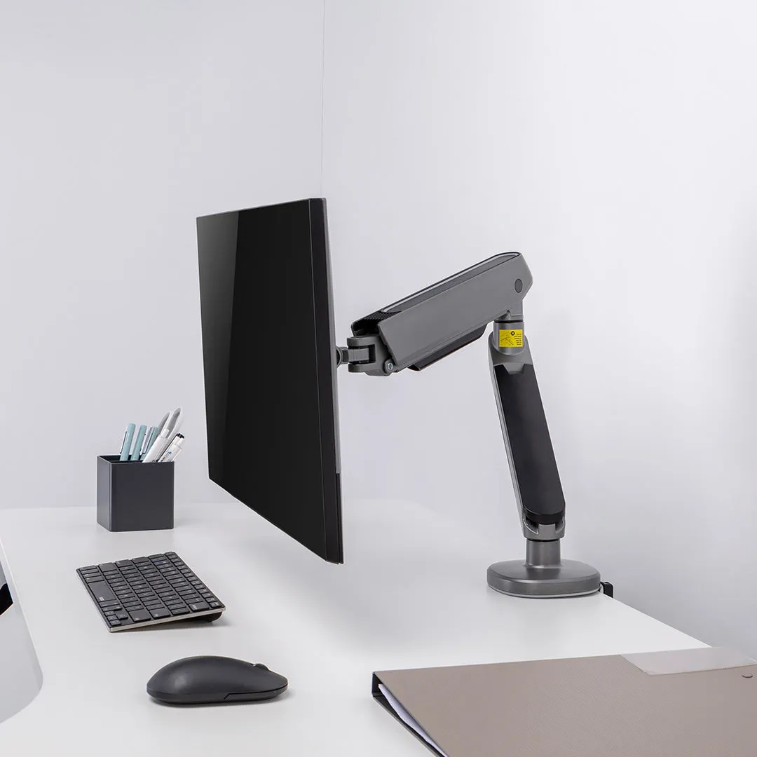 Desky Single LED Monitor Arm