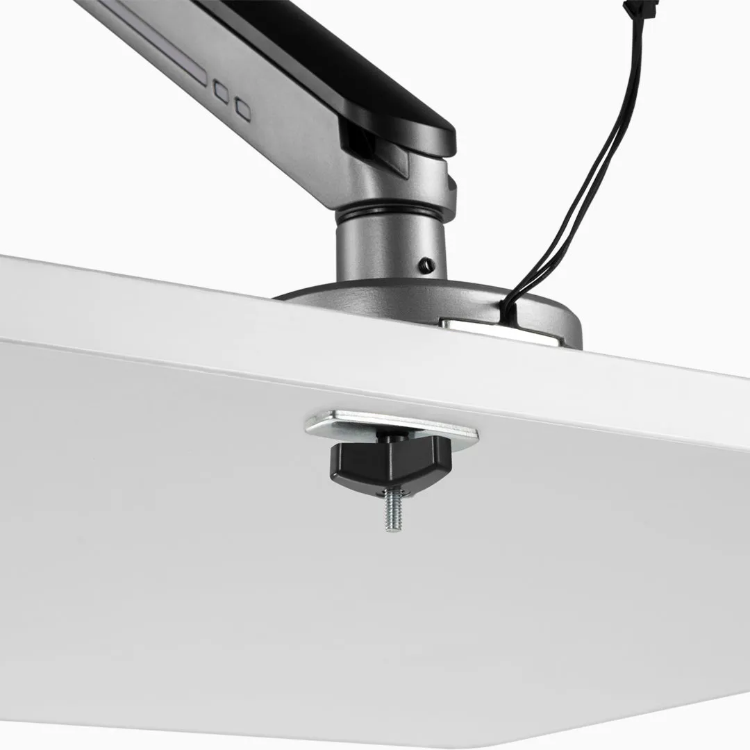 Desky Single LED Monitor Arm