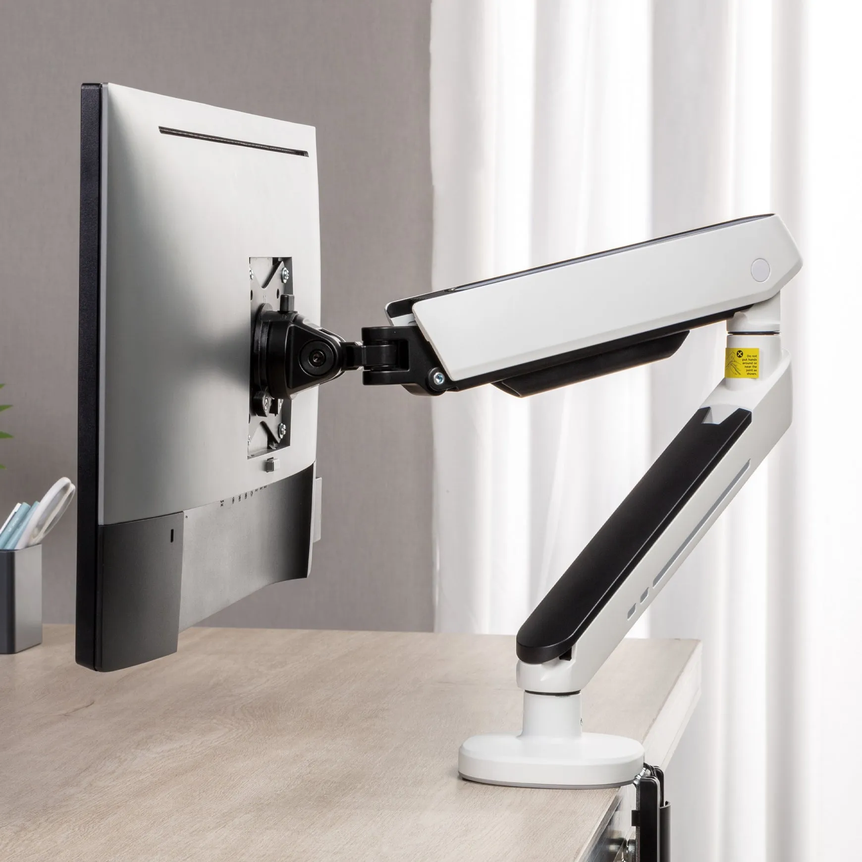 Desky Single LED Monitor Arm