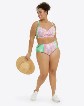 DJ x Lands' End Retro High Waisted Bikini Bottoms