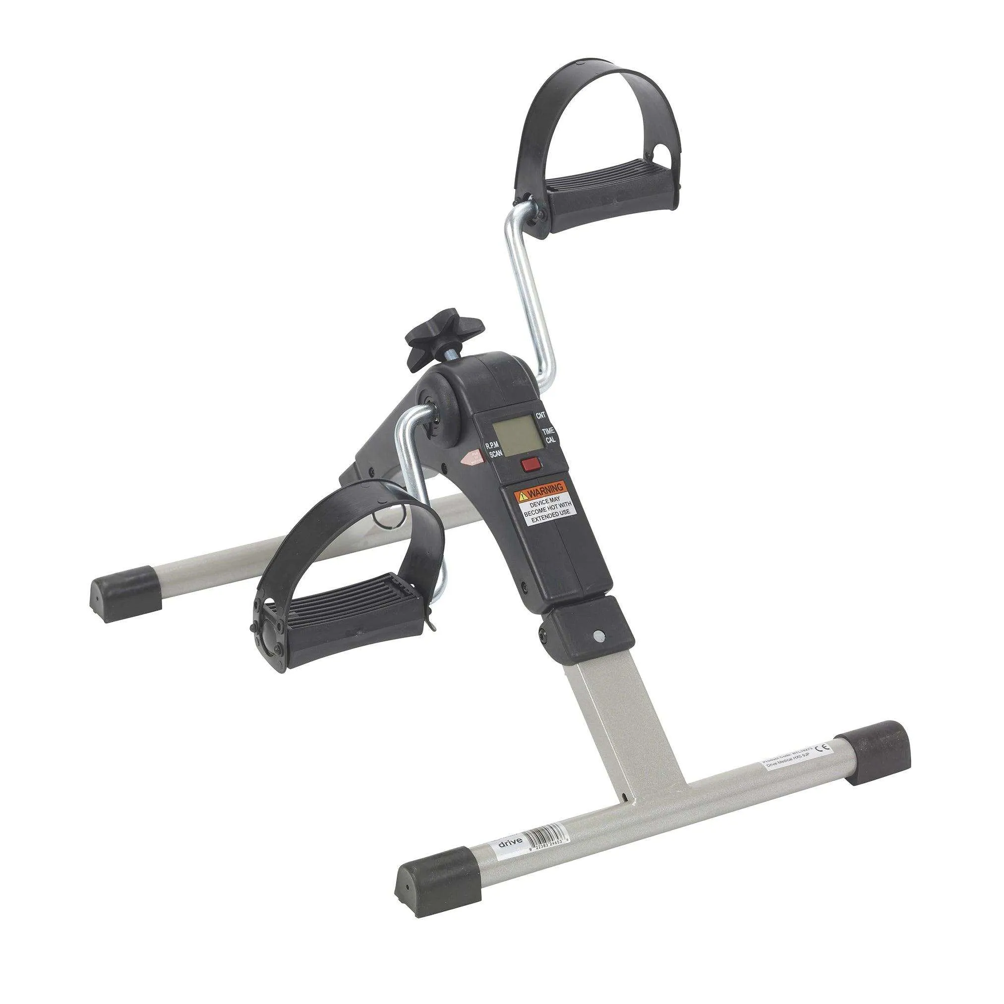 Drive Medical Folding Exercise Peddler w/ Electronic Display - Black