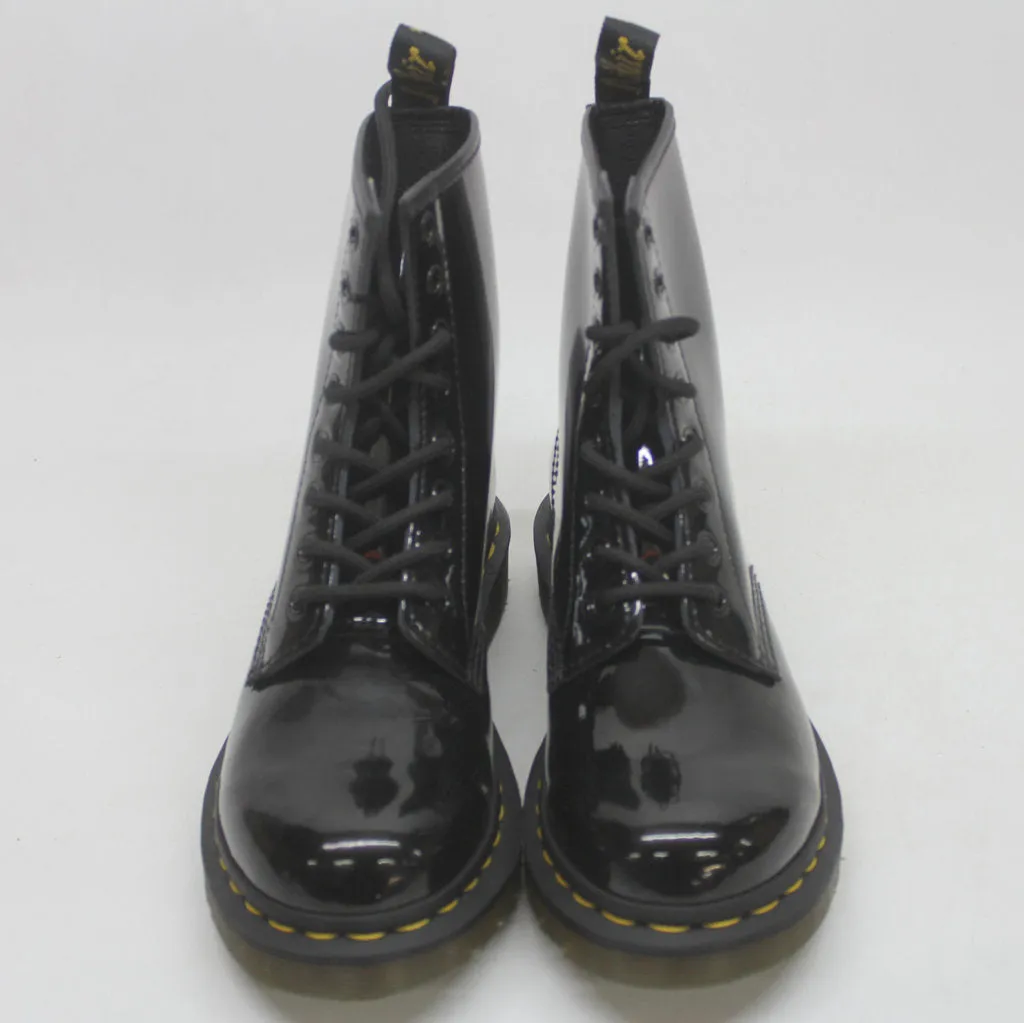 Dr.Martens 1460 Patent Lamper 8 Eyelet Black Patent Womens Boots - UK 4