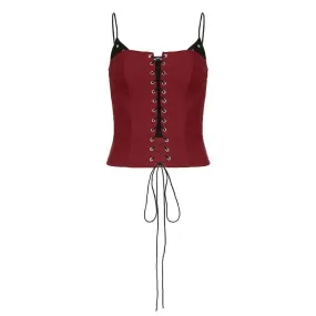 Elegant Vintage Lace-Up Corset