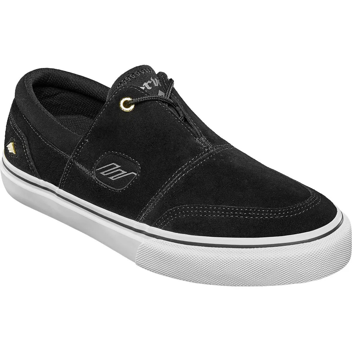 Emerica Shoes Servold - Black/White/Gold