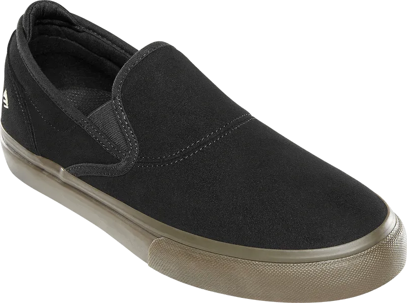 Emerica Skate Wino G6 Slip On Black Black Gum