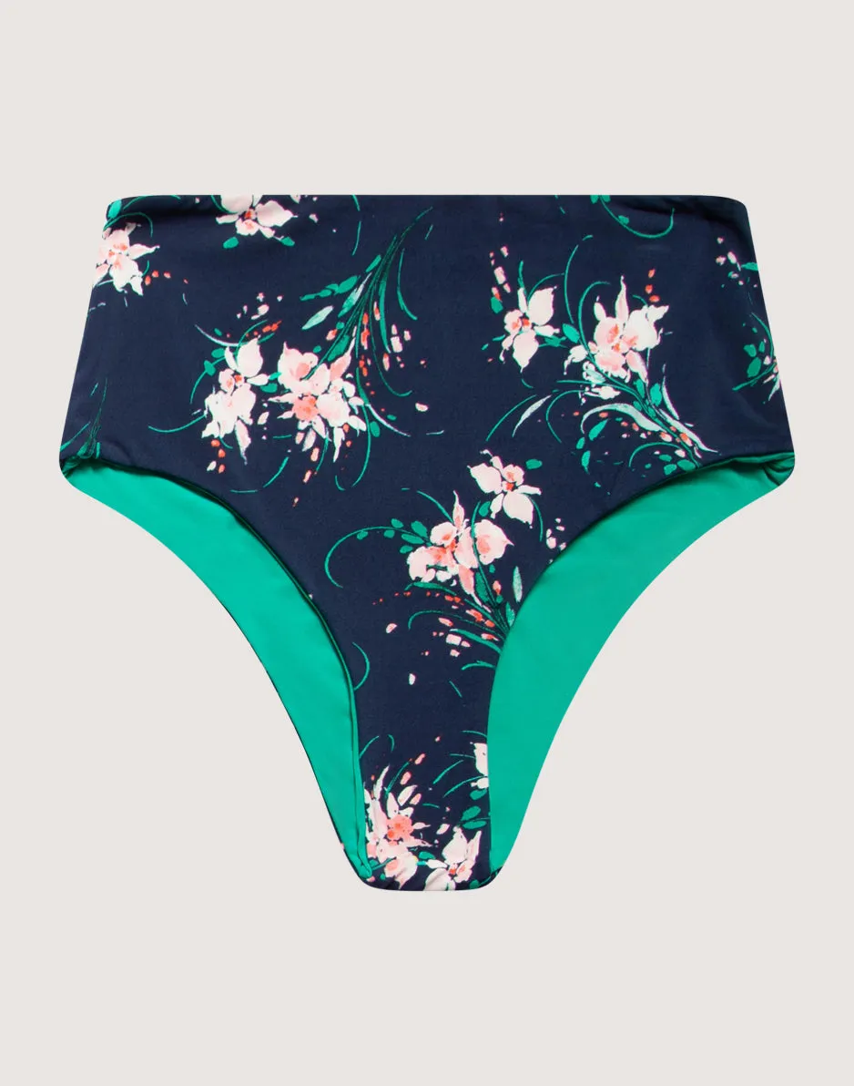 Erin Reversible Bottom: Bouquet/Fern - FINAL SALE