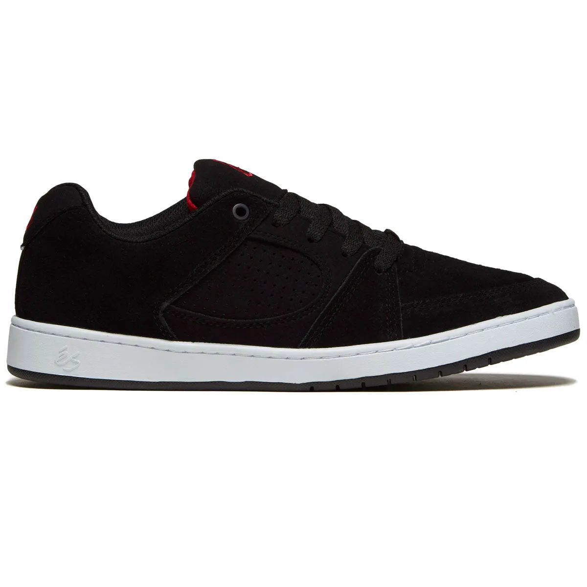 eS Accel Slim Shoes - Black/Black/Red