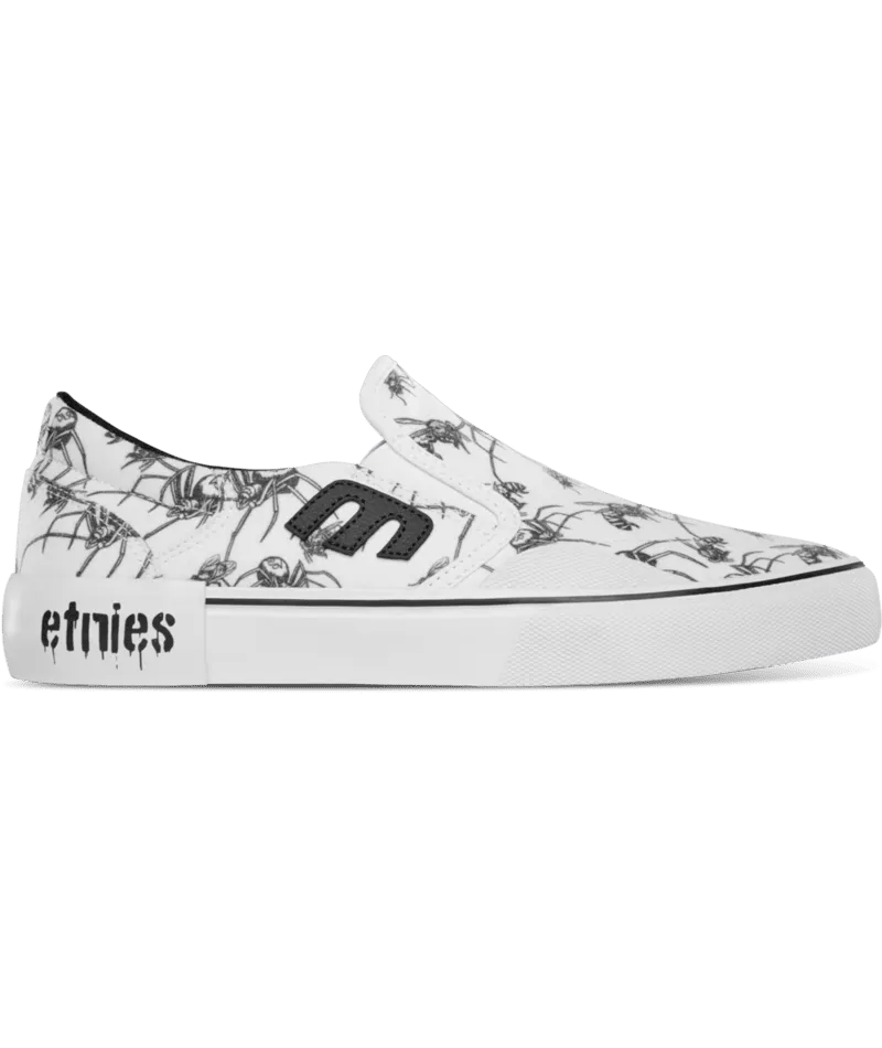 ETNIES Marana Slip X Bones Shoes White/Black