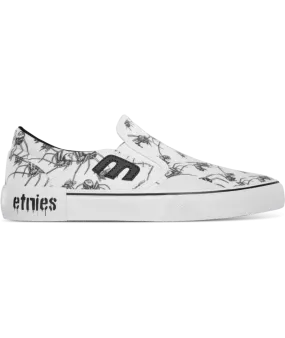 ETNIES Marana Slip X Bones Shoes White/Black