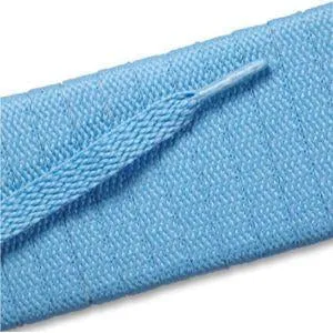 Flat Athletic Laces - Light Blue (2 Pair Pack) Shoelaces