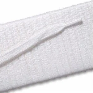 Flat Dress Laces - White (2 Pair Pack) Shoelaces