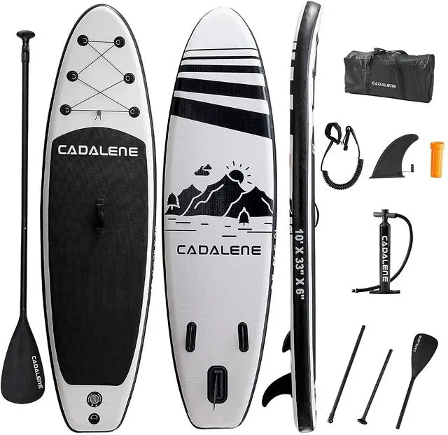 Foldable Inflatable Surfboard Anti-Skidding White Paddle Board