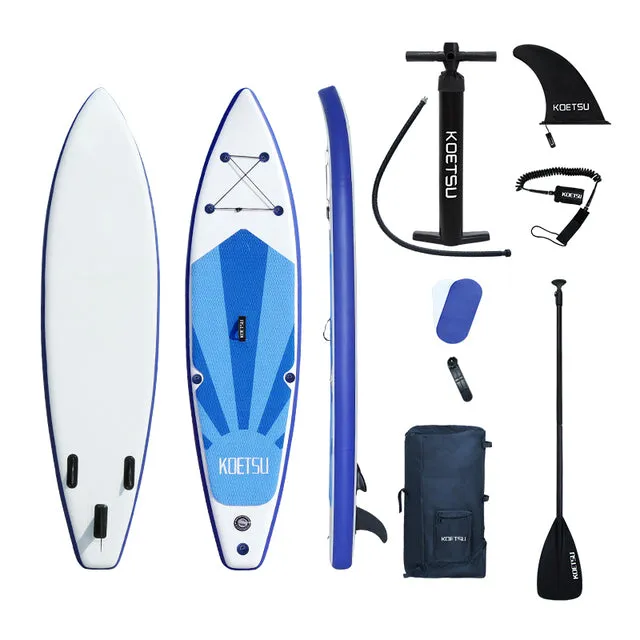 Foldable Inflatable Surfboard Anti-Skidding White Paddle Board