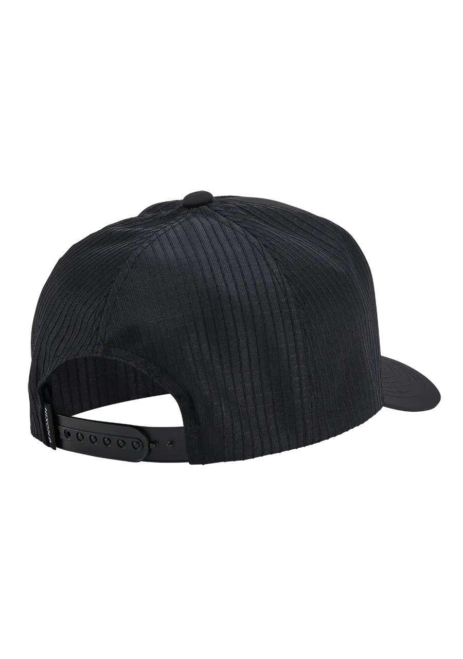 Frothy Snapback Hat - Black / White