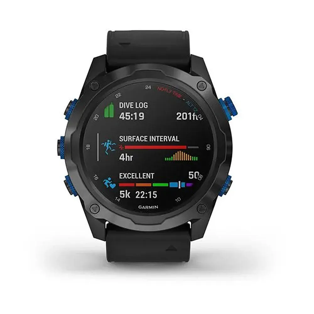 Garmin Descent Mk2i Dive Computer Smartwatch Titanium Carbon Gray DLC with Black Band