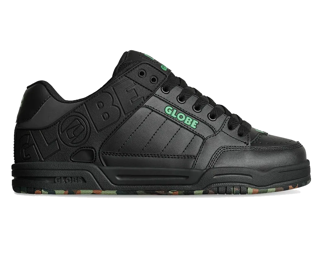 Globe Tilt Shoe, Black Green Mosaic