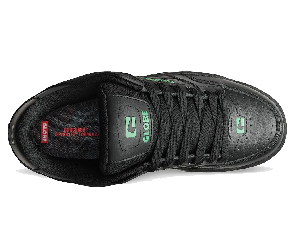 Globe Tilt Shoe, Black Green Mosaic