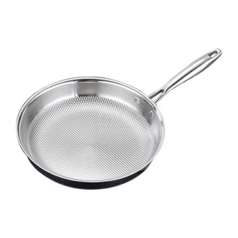 🔥Hot Sale🔥Embossed 304 Stainless Steel Non-stick Pan