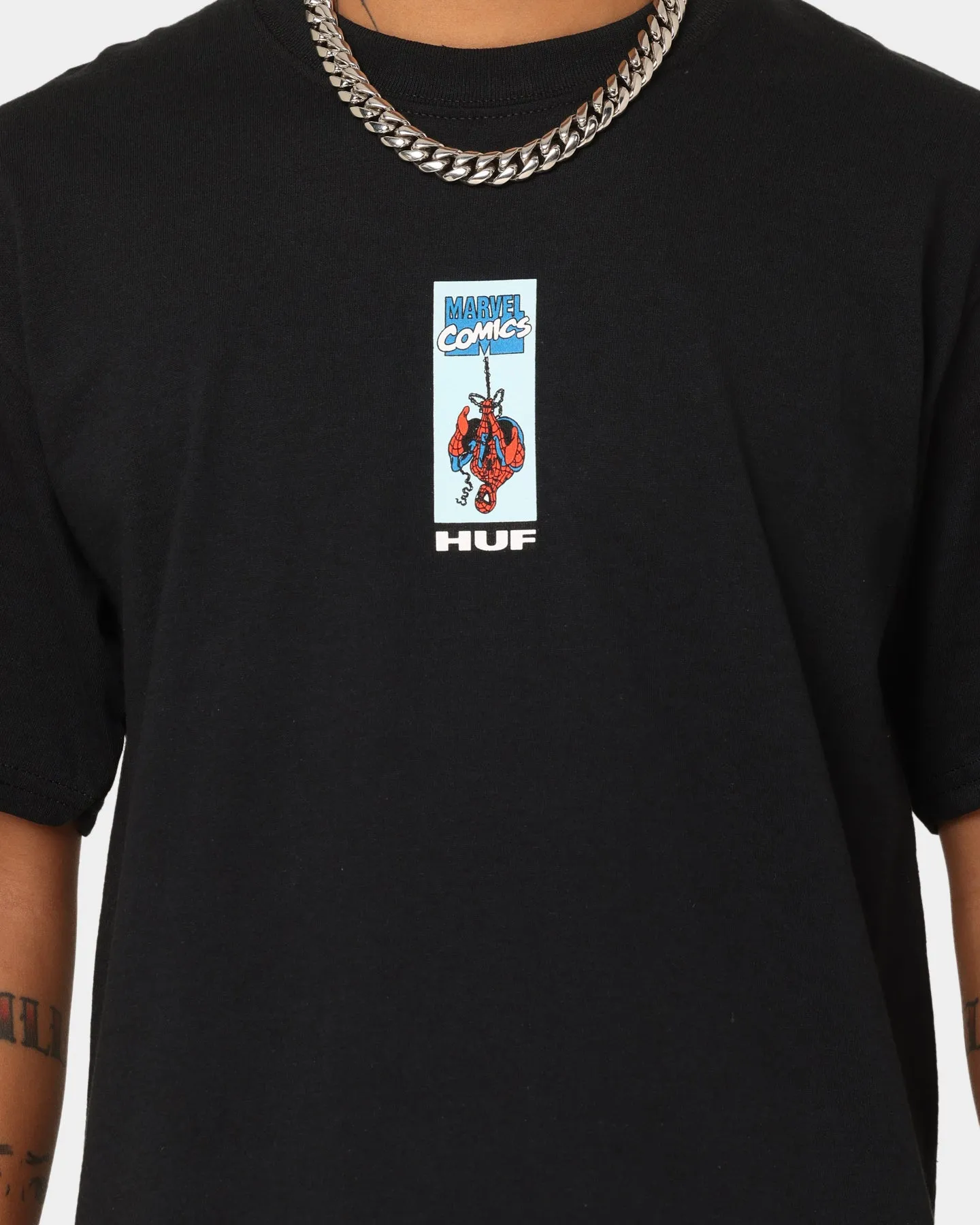 HUF X Marvel Spider-man T-Shirt Black