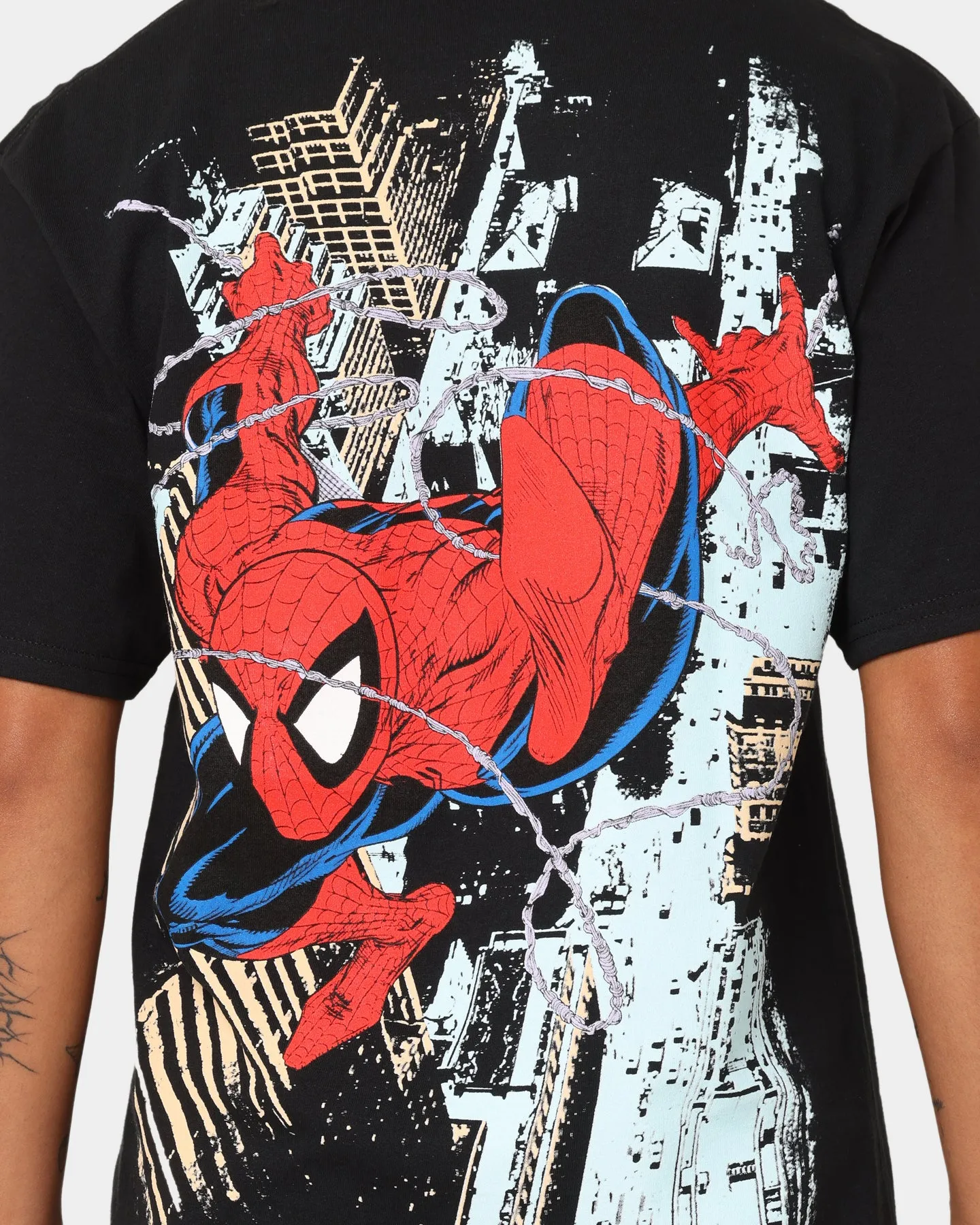 HUF X Marvel Spider-man T-Shirt Black