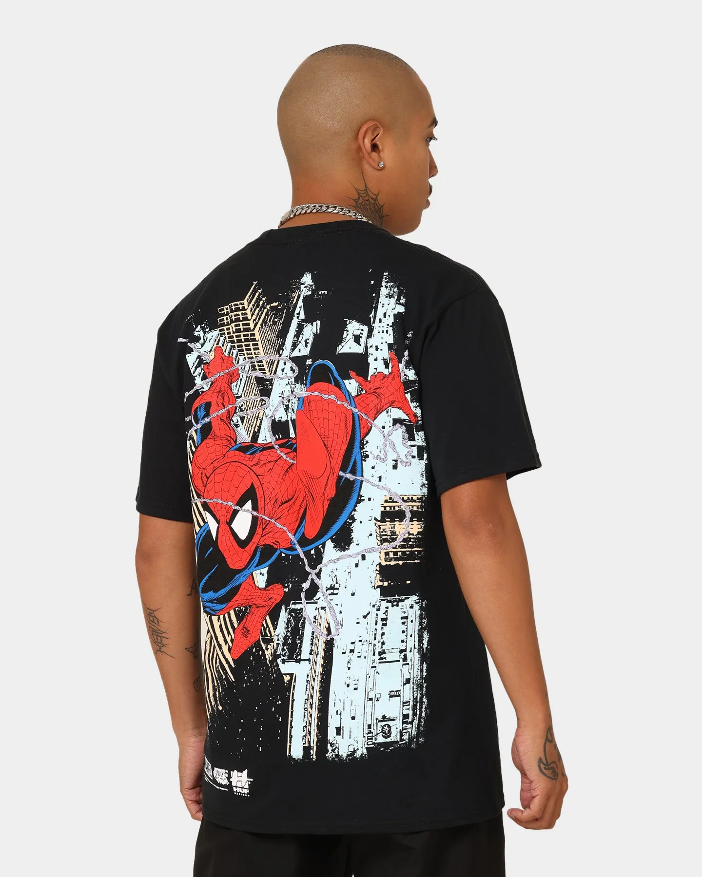 HUF X Marvel Spider-man T-Shirt Black