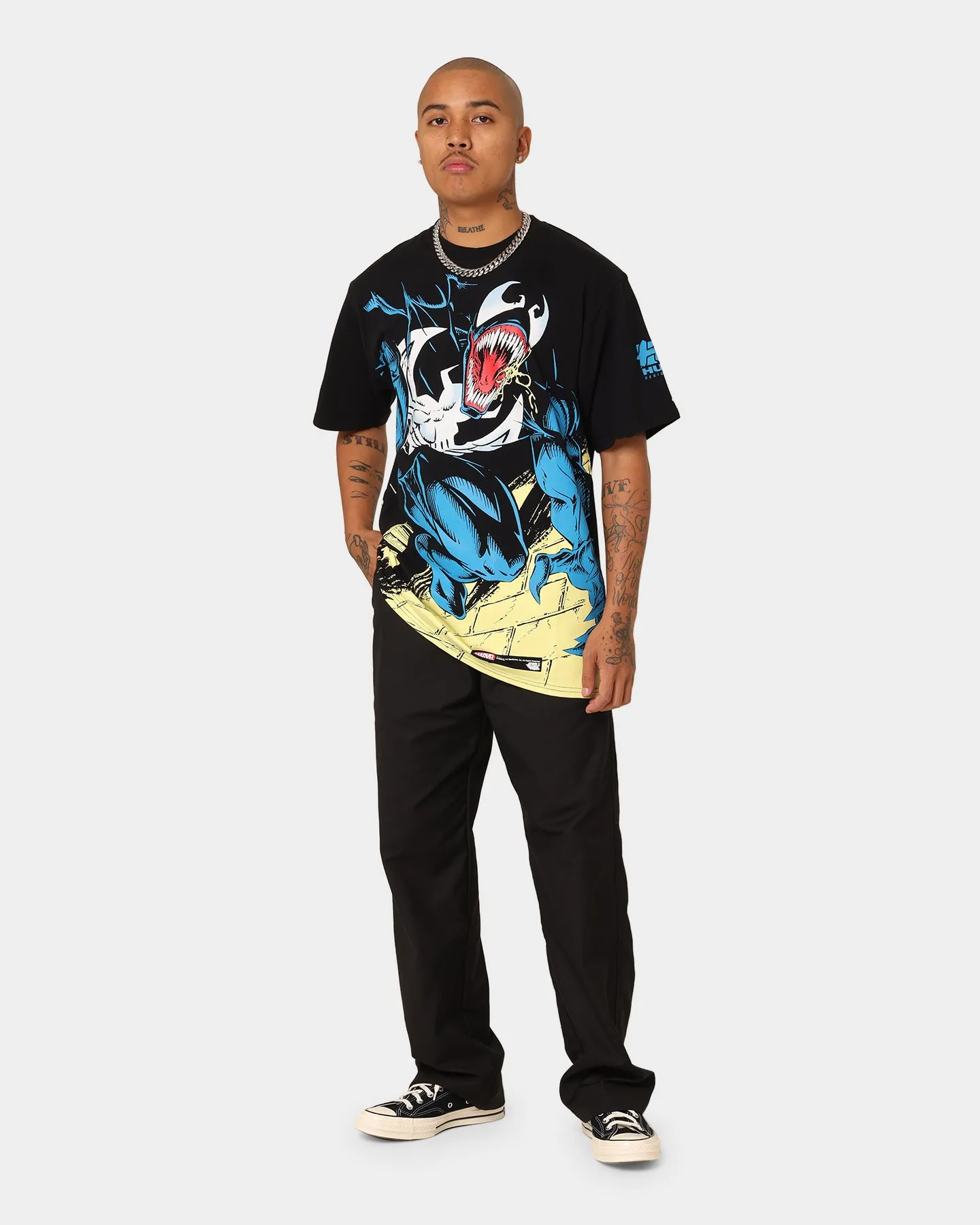 HUF X Marvel Venom T-Shirt Black