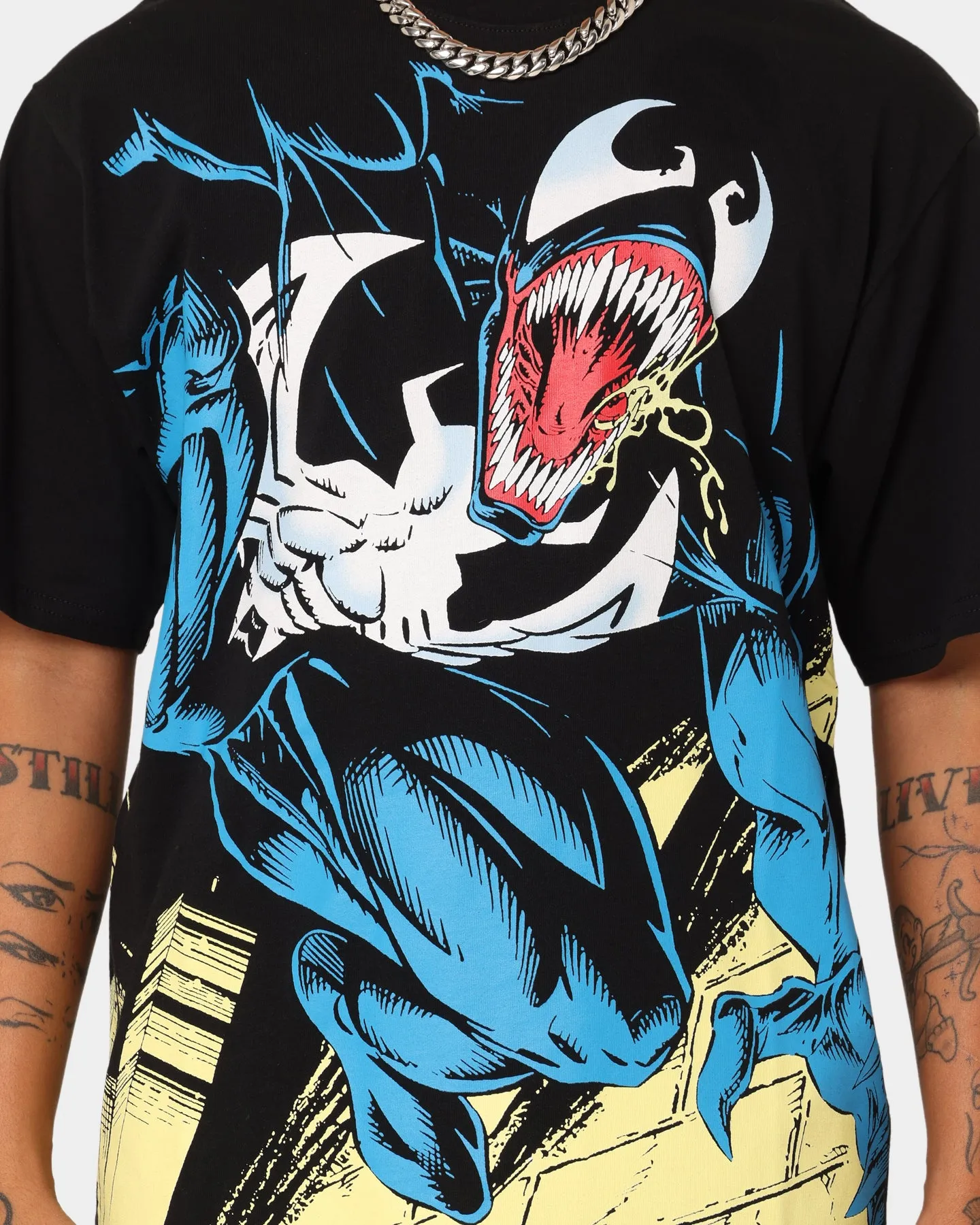 HUF X Marvel Venom T-Shirt Black