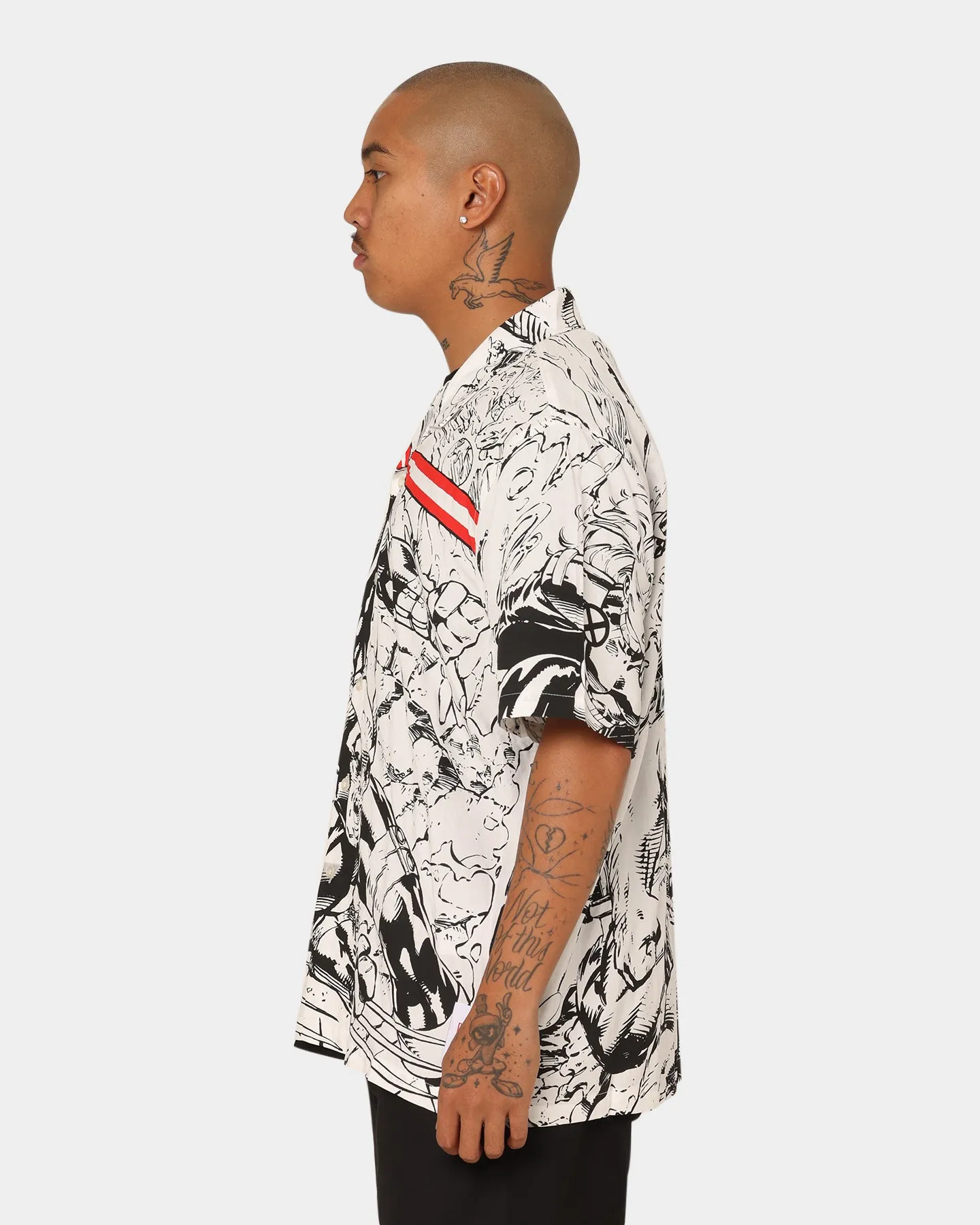 HUF X Marvel X-Men Resort Shirt White