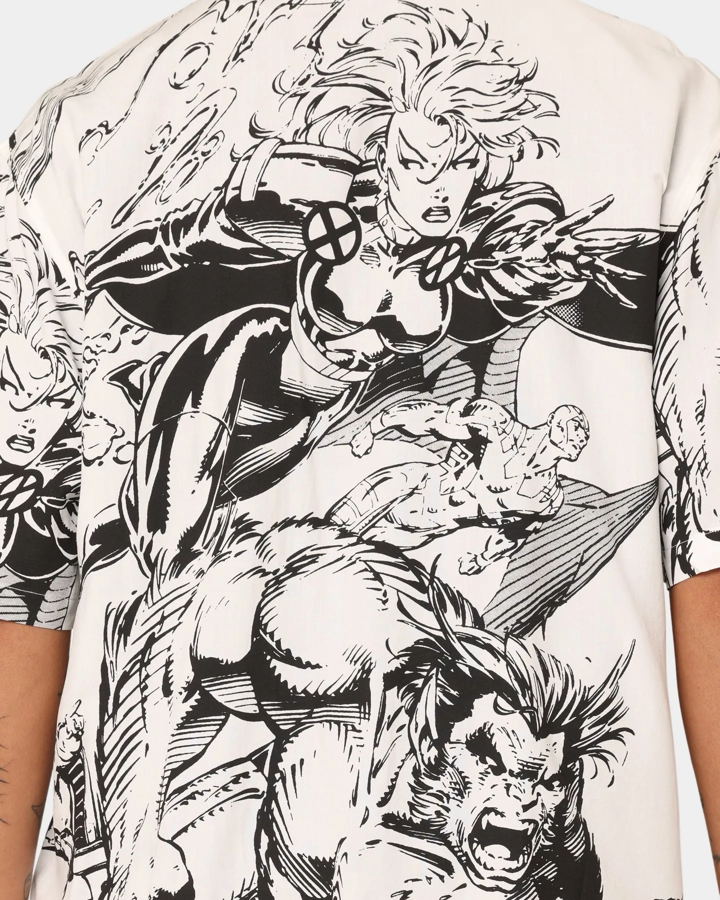 HUF X Marvel X-Men Resort Shirt White