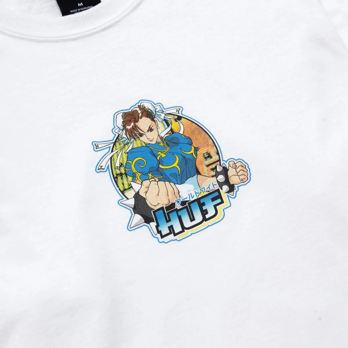 HUF x Street Fighter Chun-Li LS Tee, White